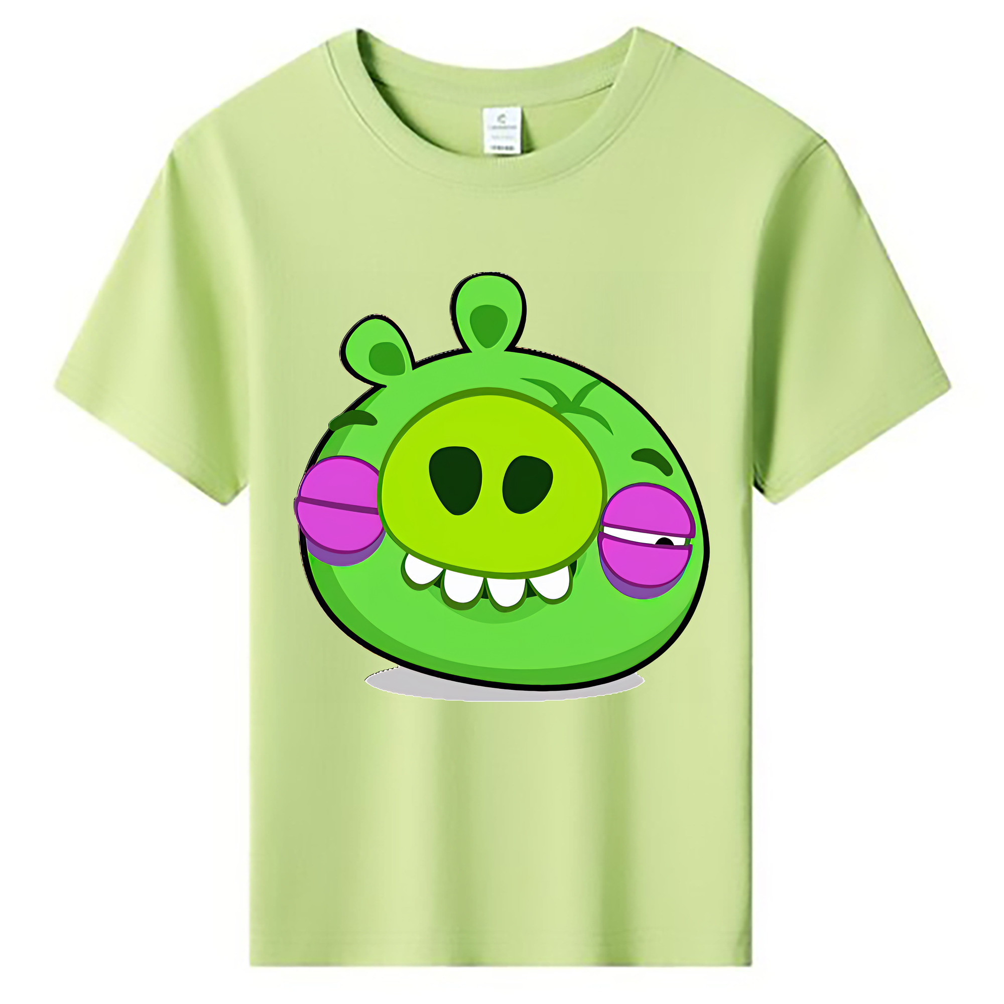 （画像用） Angry Birds アングリーバード 綿100％キッズTシャツ（フロントプリント）